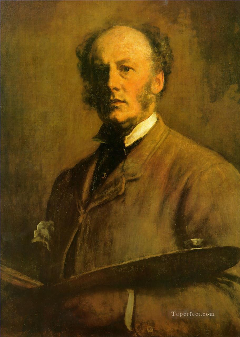 self portrait Pre Raphaelite John Everett Millais Oil Paintings